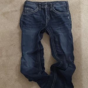 Men's Silver Jeans - Zac - Dark Wash - 32/32